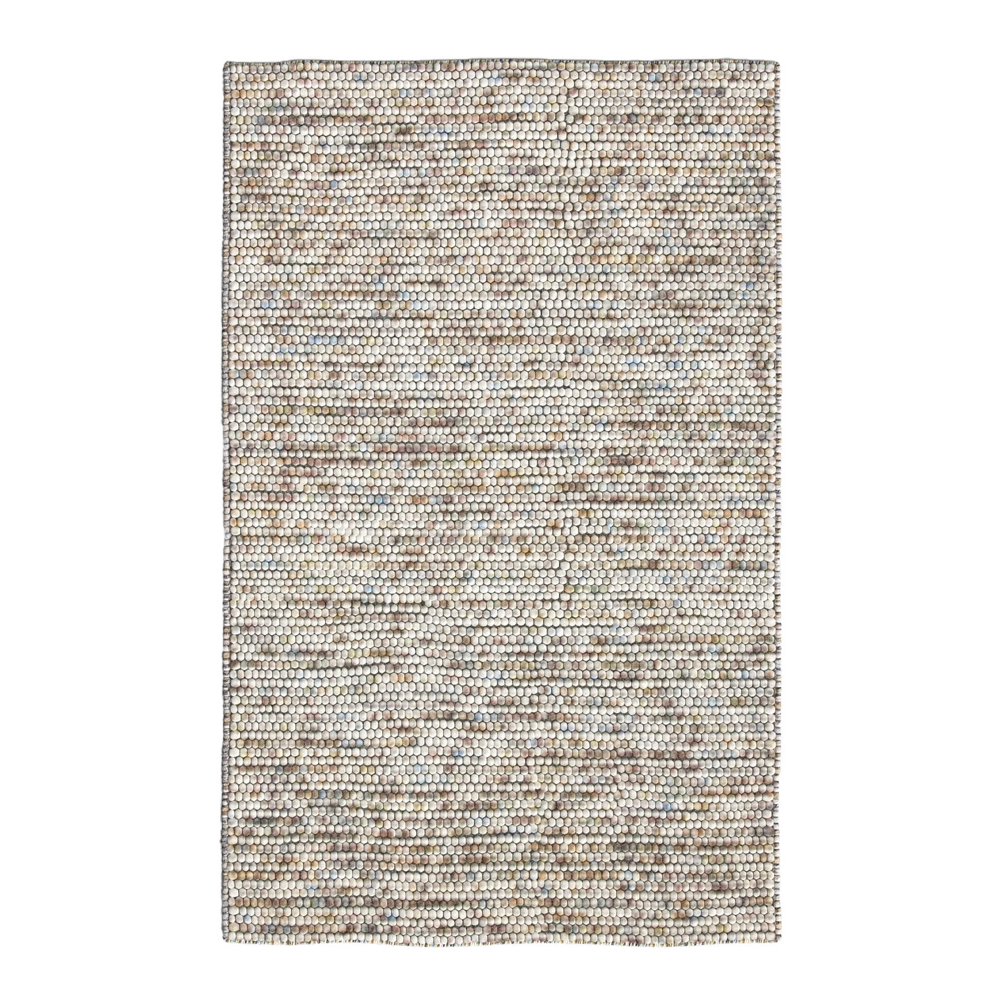 Natural Brown Genie Solid Wood 4 - Door Sideboard