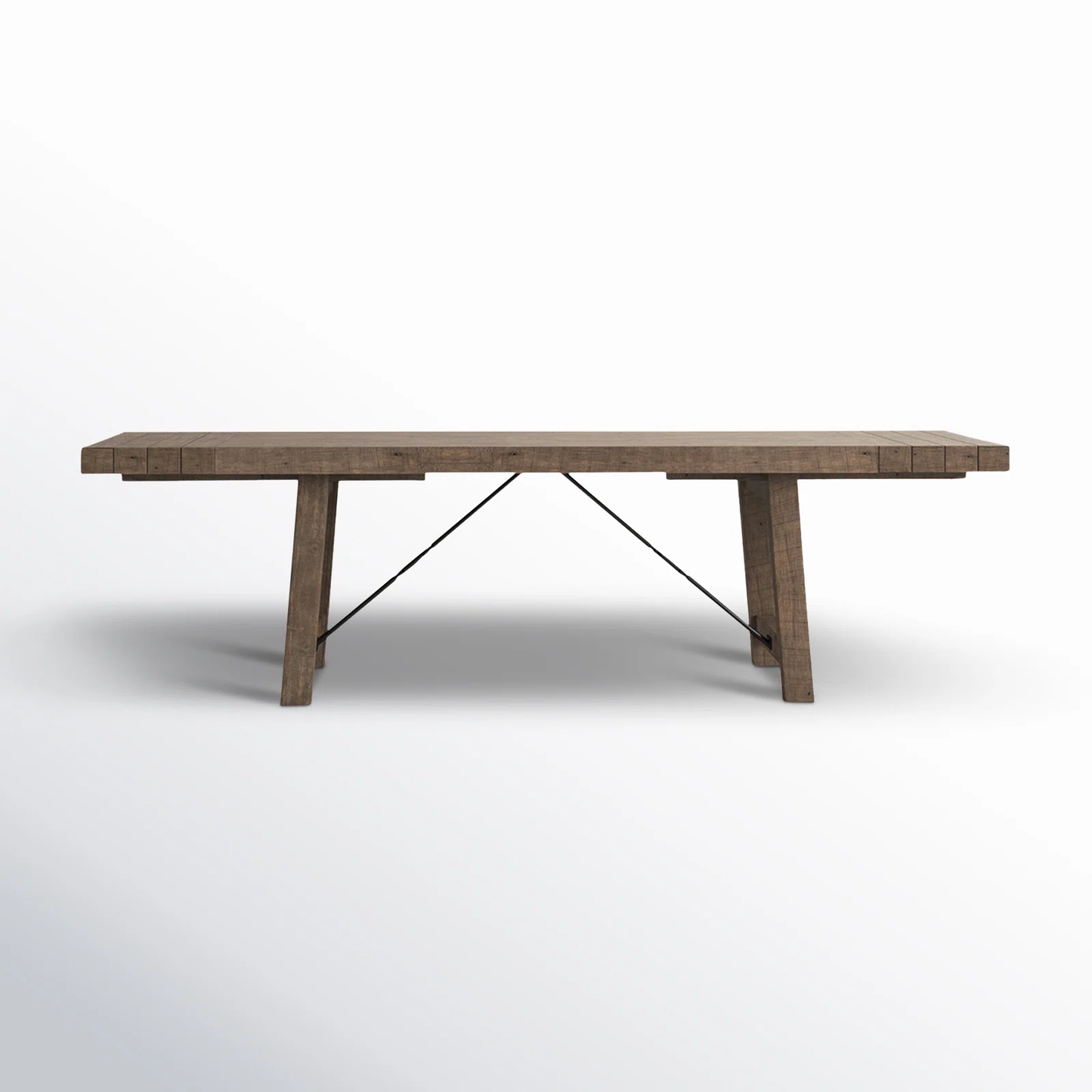 Distressed Brown Edelen Extendable Dining Table