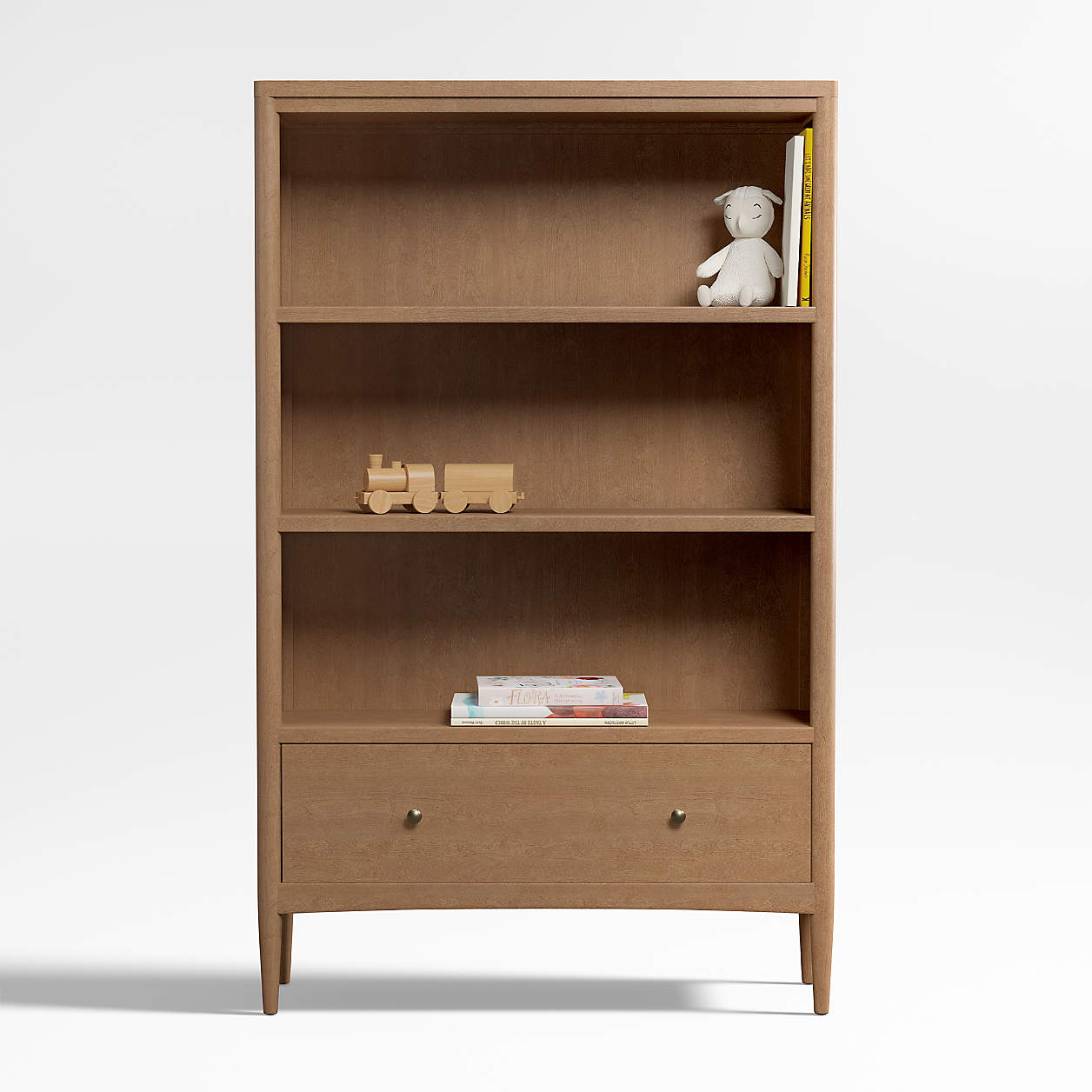 Soft Gradient Pink Chenille Kids Area Rug