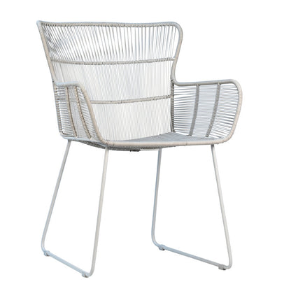 Pomaikai White Dining Chair